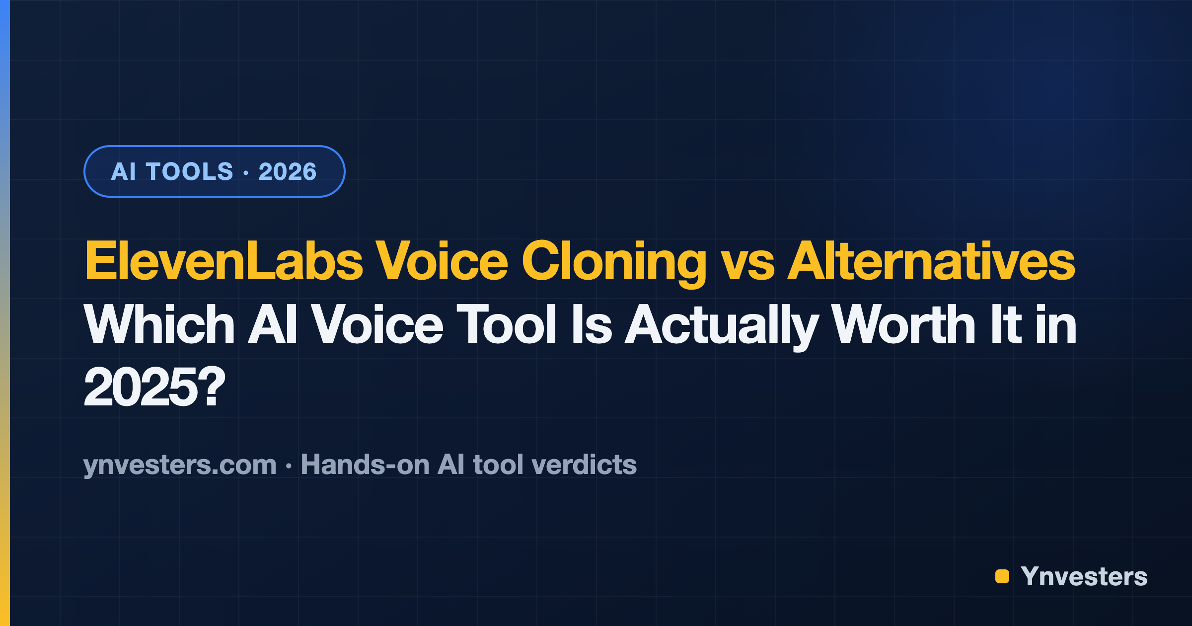 ElevenLabs Voice Cloning vs Alternatives: Which AI Voice Tool Is Actually Worth It in 2025?