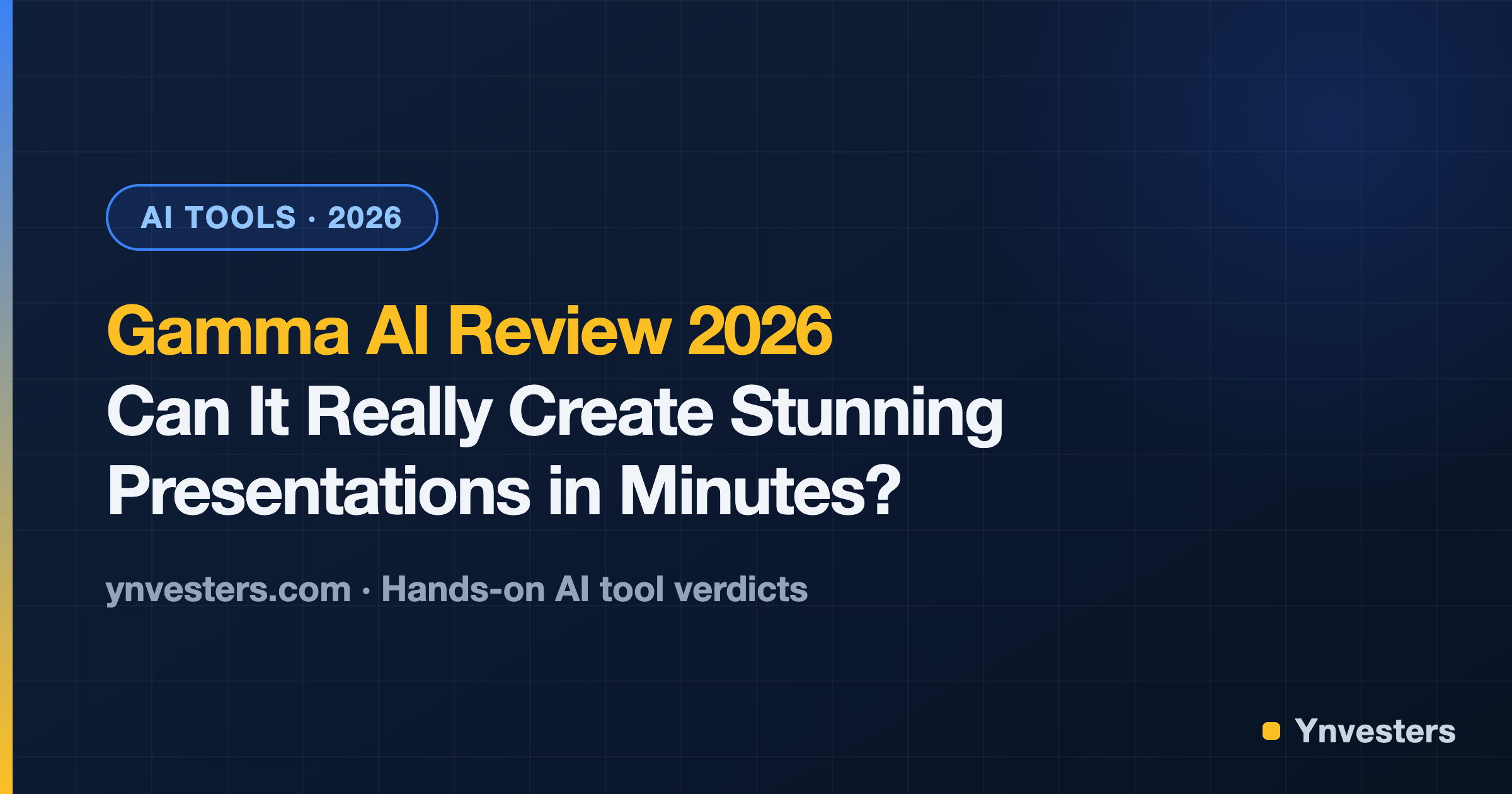 Gamma AI Review 2026: Can It Really Create Stunning Presentations in Minutes?