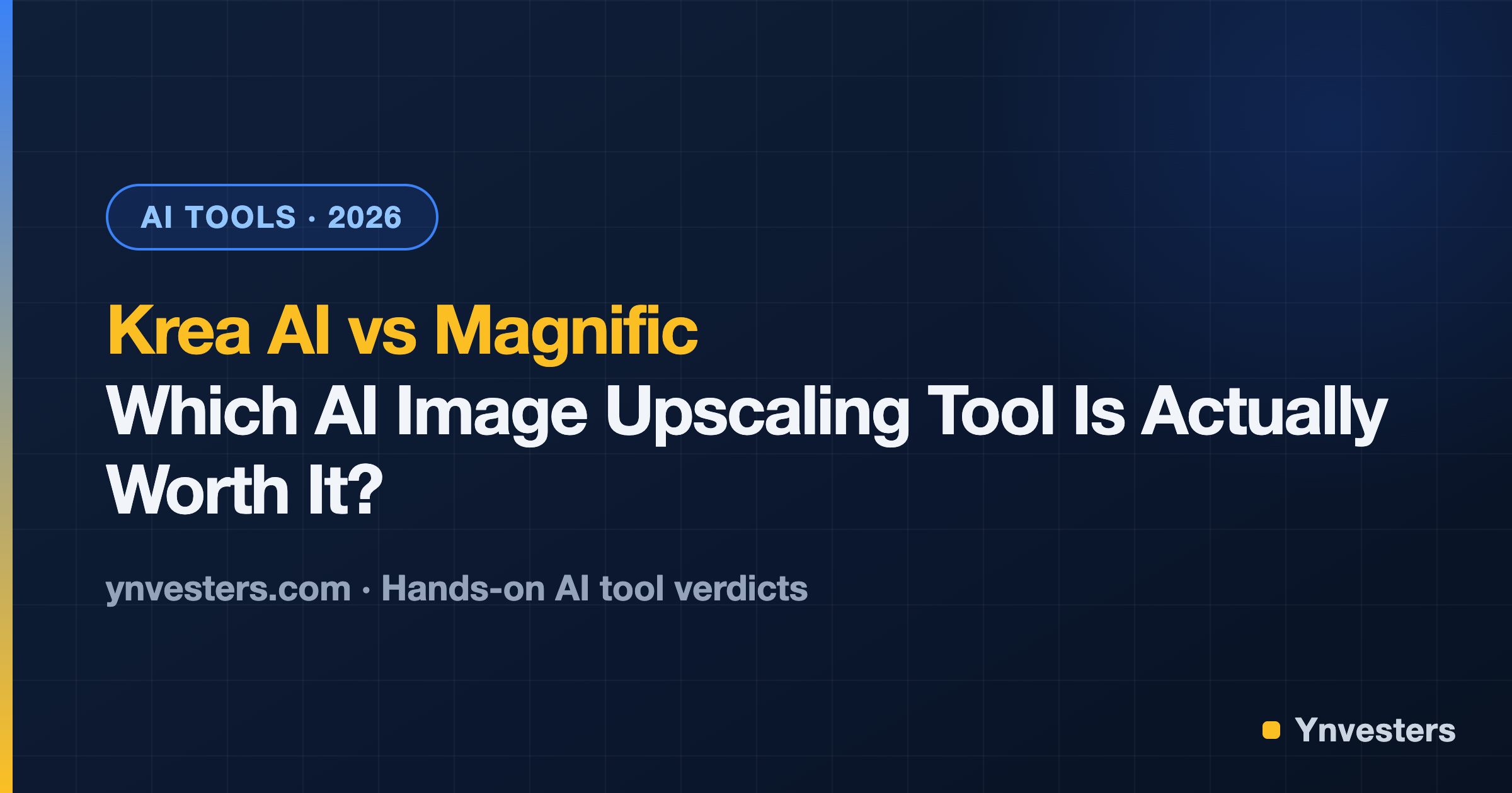 Krea AI vs Magnific: Which AI Image Upscaling Tool Is Actually Worth It?