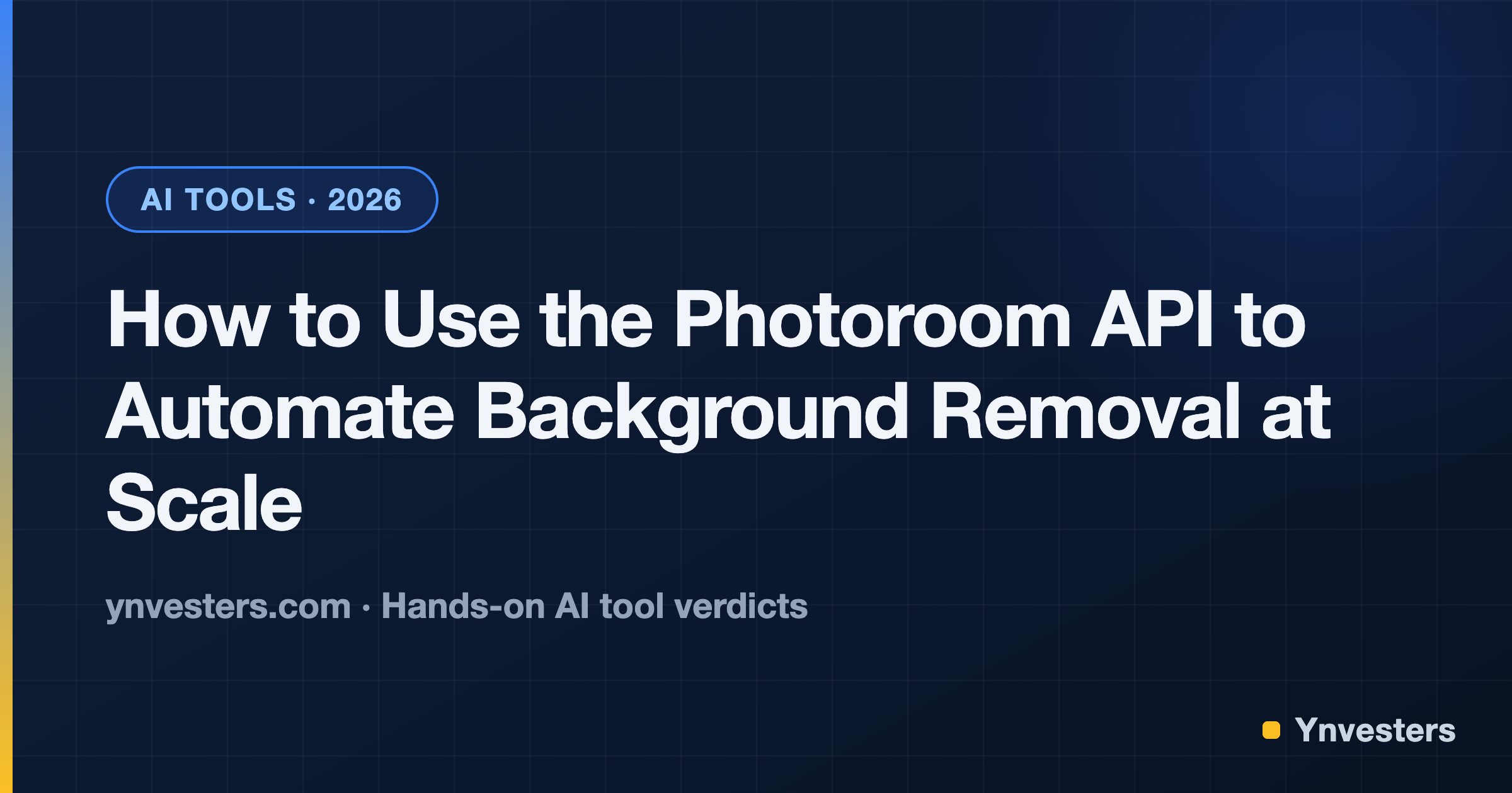 How to Use the Photoroom API to Automate Background Removal at Scale
