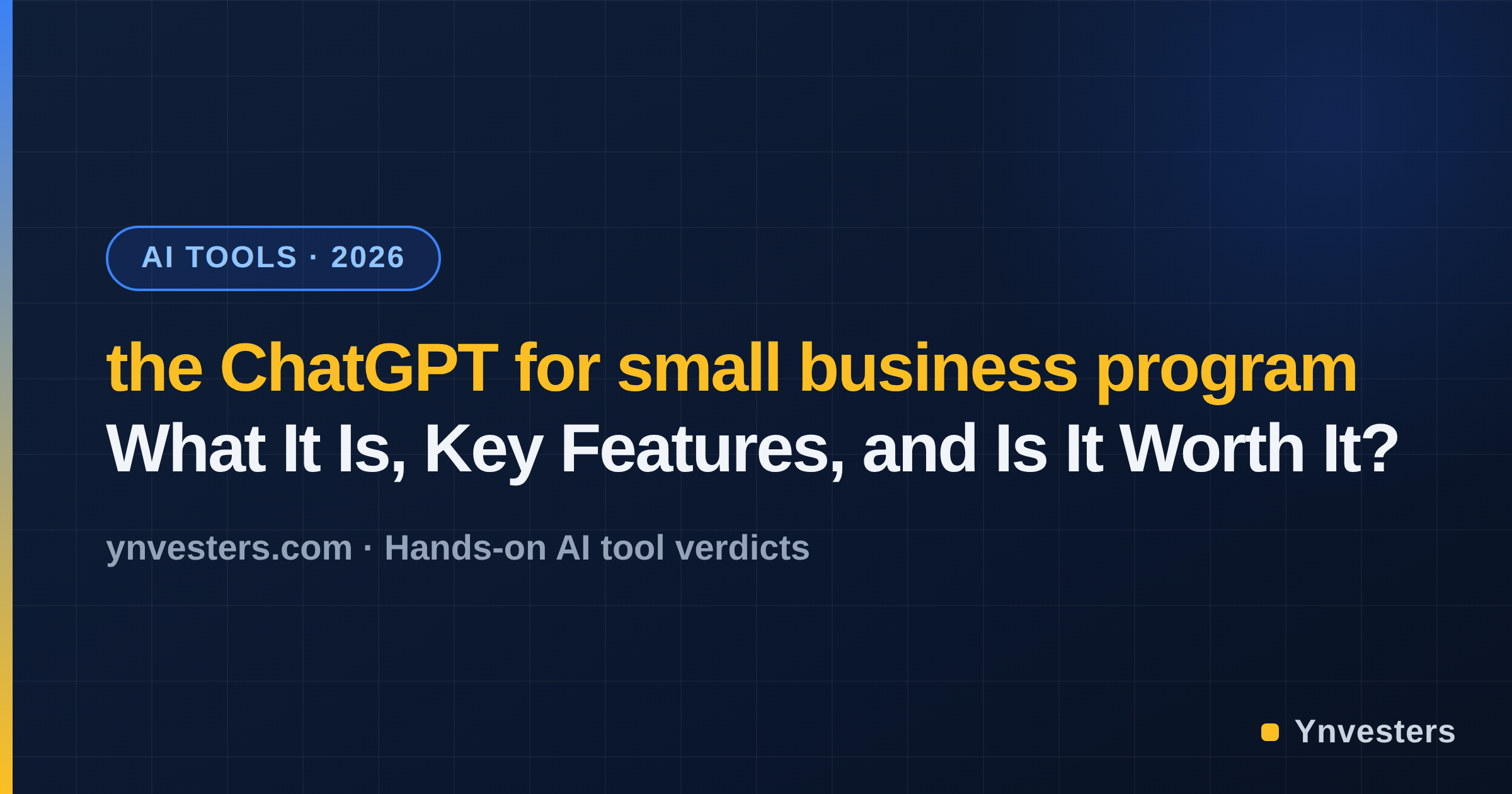 the ChatGPT for small business program: What It Is, Key Features, and Is It Worth It?